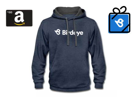 $100 Bonus Amazon Gift Card + Birdeye Swag Box + Featured in Birdeye's Newsletter