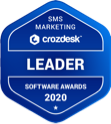 Crozdesk Sms Marketing Software Leader Badge