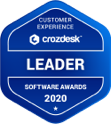 Customer Experience Crozdesk Leader Soft Awards 2020