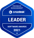 Feedback Management Crozdesk Leader Award
