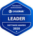 Feedback Management Crozdesk Leader Soft Awards 2020