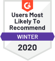 G 2 Live Chat All Segments Most Likely To Recommend Q 1 2020
