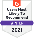 Users Most Likely To Rec Winter 2021