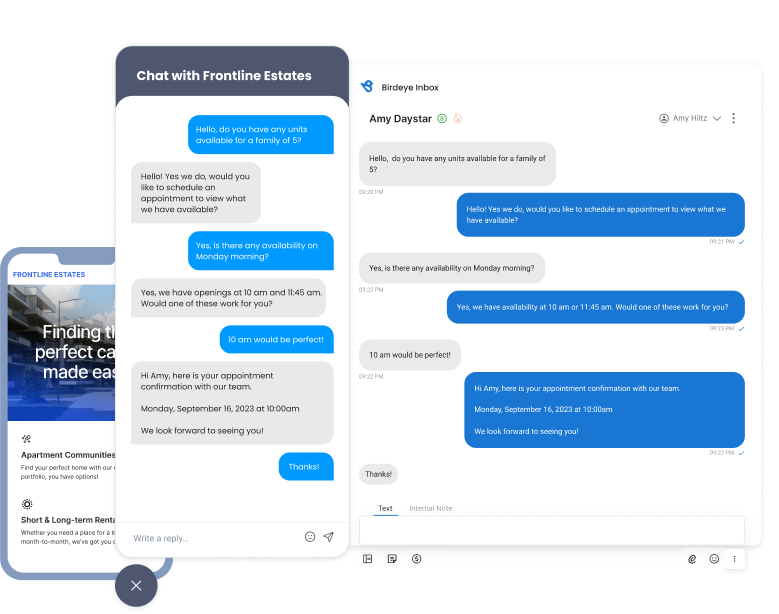 Convert website visitors with an AI chatbot